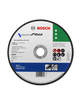 Disco Corte Metal 4 1/2 Bosch