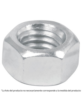 Tuerca 3/8" Hexagonal Galv...